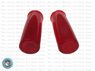 Lens, Stop and Tail Running Lamp Tube Lens -Pair- NEW- NORS